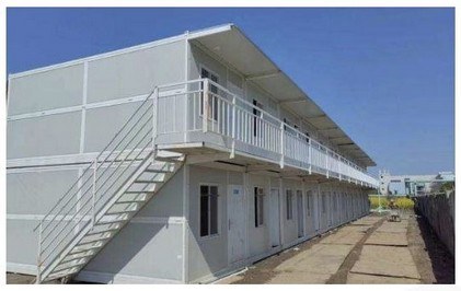 Oficinas de obra en 2 pisos, imagen referencial